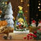 Christmas Tree Gingerbread Man Music Box LED Music Train Ornament Night Light Xmas New Year Decor G 2