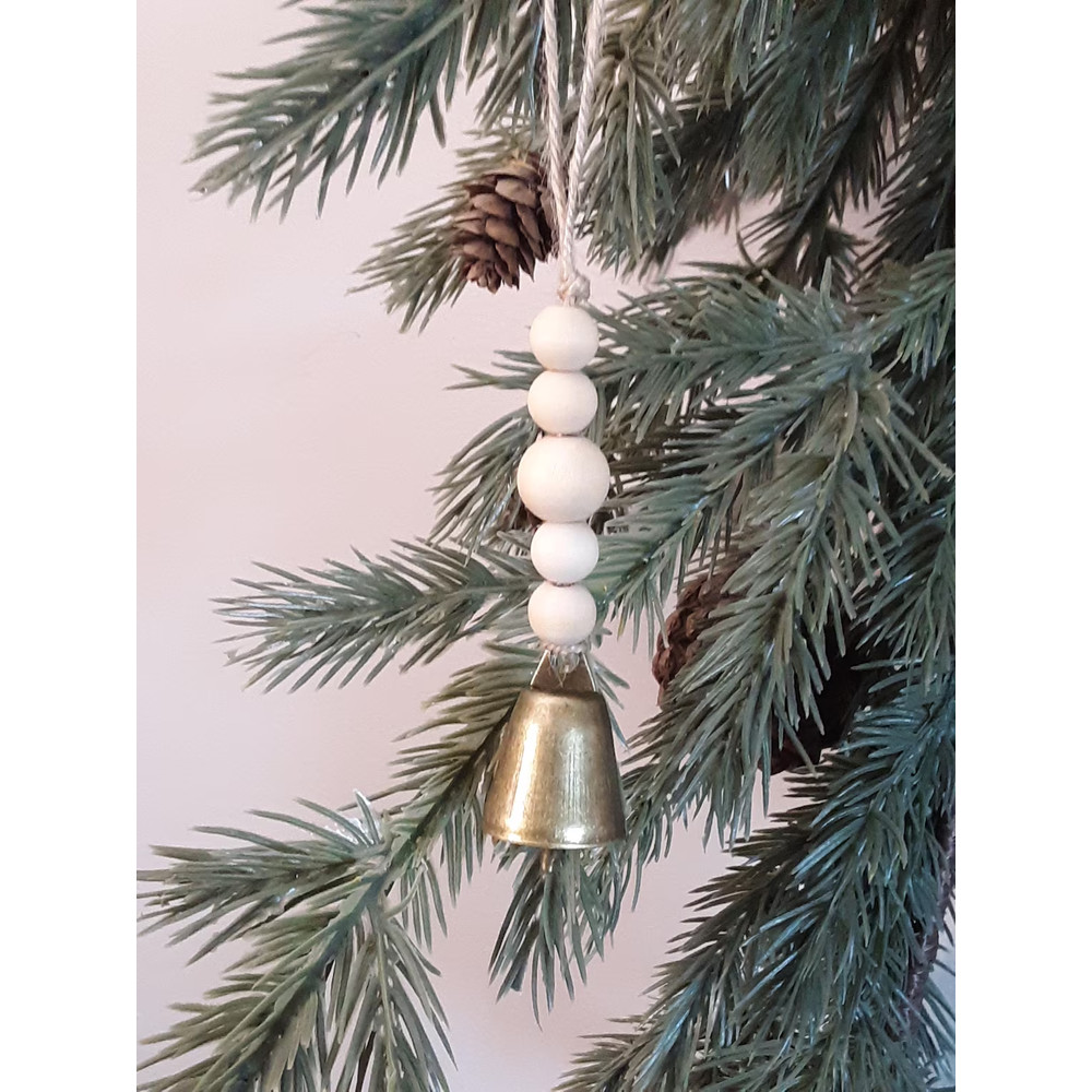 Antique Christmas Bell Ornaments, Vintage Hanging Cow Bells, Perfect Bell Decor for Tree and Holiday Home Decoration