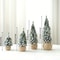 Mini Small Desktop Christmas Tree Ornament PE Flocked Small Tree Desktop Decoration Christmas Tree 2