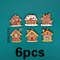 Gingerbread House Pendants Christmas Tree Hanging Ornament Noel Navidad Home Decoration New Year Gi 5