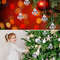 Christmas Wedding Acrylic Transparent Diamond Christmas Tree Pendant Home Decoration New Year Party 3