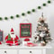 Mini Christmas Tree With Lights Mini PVC Christmas Tree Christmas Decorations Flocking Beads Mini C 3