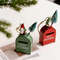 Santa Claus Exquisite Cartoon Iron Mail Box, Christmas Tree Decoration Pendant, House Pendant Decoration Christmas House