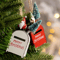 Santa Claus Exquisite Cartoon Iron Mail Box, Christmas Tree Decoration Pendant, House Pendant Decoration Christmas House