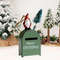 Santa Claus Exquisite Cartoon Iron Mail Box, Christmas Tree Decoration Pendant, House Pendant Decoration Christmas House