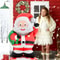 Christmas Decoration Standing Santa Claus Foil Balloon New Year Party Family Decor Santa Gift Theme 2