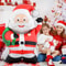 Christmas Decoration Standing Santa Claus Foil Balloon New Year Party Family Decor Santa Gift Theme 4