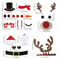Felt Cloth Christmas Door Stickers, Santa Claus Snowman Elk Window Decoration, Holiday Home Wall Decals