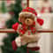 Merry Christmas Plush Doll Ornaments Santa Claus Snowman Elk Pendant Xmas Tree Hanging Decorations 4