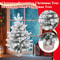 Artificial Snowy Christmas Tree Family Christmas Tree Desktop Christmas Tree Christmas Party Orname 3