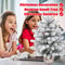 Artificial Snowy Christmas Tree Family Christmas Tree Desktop Christmas Tree Christmas Party Orname 4