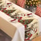 Vintage Christmas Table Runner, Retro Santa Claus Table Cover, Christmas Decorations For Home, Navidad Noel Gifts