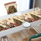 Vintage Christmas Table Runner, Retro Santa Claus Table Cover, Christmas Decorations For Home, Navidad Noel Gifts