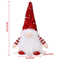 Christmas Gnome Plush Light Up, Tabletop Faceless Plush Dolls, Hat Xmas, Elf Ornaments for New Year Party Decor
