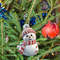 Christmas Car Rearview Mirror Pendants Snowman Acrylic Decorative Car Pendants Holiday Tree Hanging 2