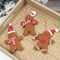 Gingerbread Man Christmas New Year Decoration, Plush Home Doll, Xmas Tree Hanging Ornament, Indoor Table Pendant