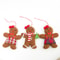 Gingerbread Man Christmas New Year Decoration, Plush Home Doll, Xmas Tree Hanging Ornament, Indoor Table Pendant