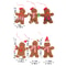 Gingerbread Man Christmas New Year Decoration, Plush Home Doll, Xmas Tree Hanging Ornament, Indoor Table Pendant