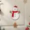 Christmas Wooden Hanging Party Background Wall Decoration Old Man Reindeer Socks Christmas Tree Han 4