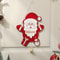 Christmas Wooden Hanging Party Background Wall Decoration Old Man Reindeer Socks Christmas Tree Han 6