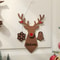 Christmas Wooden Hanging Party Background Wall Decoration Old Man Reindeer Socks Christmas Tree Han 8