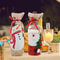 Runtowo Christmas Linen Bottle Covers, Merry Christmas Decor for Home, Xmas Navidad New Year