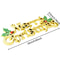Red Berry Green Leaves Letter Tag Golden Merry Christmas English Letter Sign Ideal Christmas Party 6