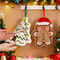 Coral Fleece Christmas Hand Towels Gingerbread Man Snowman Tree Design Cartoon Style Home Kitchen B 0