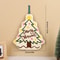 Coral Fleece Christmas Hand Towels Gingerbread Man Snowman Tree Design Cartoon Style Home Kitchen B 6
