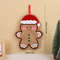 Coral Fleece Christmas Hand Towels Gingerbread Man Snowman Tree Design Cartoon Style Home Kitchen B 8