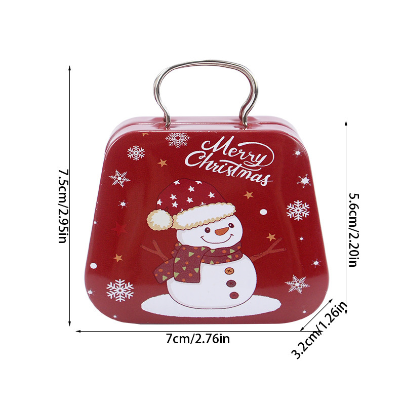 Metal Candy Box, Christmas Tin Handbag, Cookie Boxes, Holiday Xmas Gift Boxes, Party Supplies, Ornaments