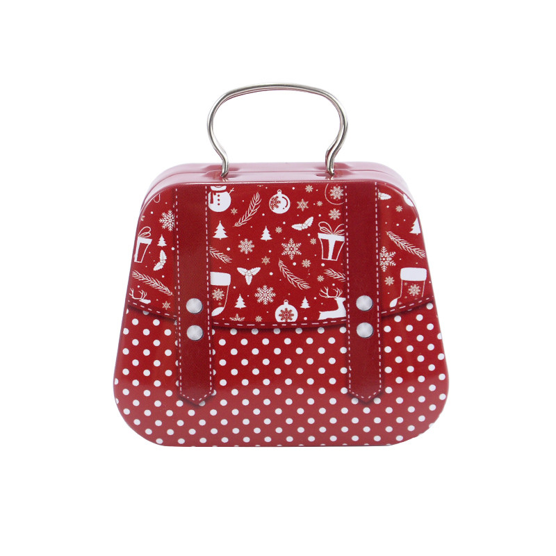 Metal Candy Box, Christmas Tin Handbag, Cookie Boxes, Holiday Xmas Gift Boxes, Party Supplies, Ornaments