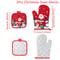 Merry Christmas Oven Gloves, Xmas Ornaments, Christmas Decoration, For Home Mitts, Navidad Natal New Year Gift
