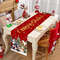 Christmas Decorations for Home, Red Santa Snowman Table Runner, Xmas Table Decor, Navidad Noel New Year Gifts