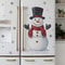 Fridge New Year Decoration Christmas Snowman Snowflake Wall Stickers Selfadhesive Decals Cartoon Ro