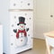 Fridge New Year Decoration Christmas Snowman Snowflake Wall Stickers Selfadhesive Decals Cartoon Ro