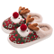 Home Cute Cartoon Cotton Slippers New Winter Lovely Womens Slippers Christmas Deer Non Slip House S 5
