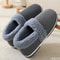 Indoor Plush Cotton Shoes Fluffy Winter Couple Bag Heel Slippers Men Casual Soft Soled Shoes Fur No 7