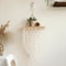 Boho Home Decor Shelves Floating Macrame Wall Shelf Wood Decoration For Living Room 2