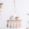 Boho Home Decor Shelves Floating Macrame Wall Shelf Wood Decoration For Living Room 3
