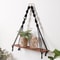 Boho Home Decor Shelves Floating Macrame Wall Shelf Wood Decoration For Living Room 9