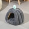 Semi Enclosed Cat Bed With Non Slip Base Winter Warmer Puppy Bed For Small Dogs And Cats 2