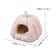 Semi Enclosed Cat Bed With Non Slip Base Winter Warmer Puppy Bed For Small Dogs And Cats 3