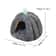 Semi Enclosed Cat Bed With Non Slip Base Winter Warmer Puppy Bed For Small Dogs And Cats 5