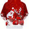 Oversized Men Clothing Hoodie Christmas Hoodie With Hood Men 3D Santa And Reindeer Print Winter Par 3