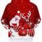 Oversized Men Clothing Hoodie Christmas Hoodie With Hood Men 3D Santa And Reindeer Print Winter Par 3