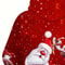 Oversized Men Clothing Hoodie Christmas Hoodie With Hood Men 3D Santa And Reindeer Print Winter Par 4