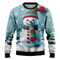 Christmas Snowman Santa Printed Men Women Xmas Sweatshirt Unisex Pullover Holiday Party Christmas S 7