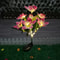 Outdoor Lamp for Patio Lawn Garden, Solar Orchid Flower Lights for Weddings