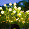 Solar Garden Lamp With Warm White Artificial Flower For Garden Lawn Lighting 1